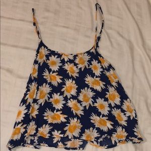 Floral loose crop top